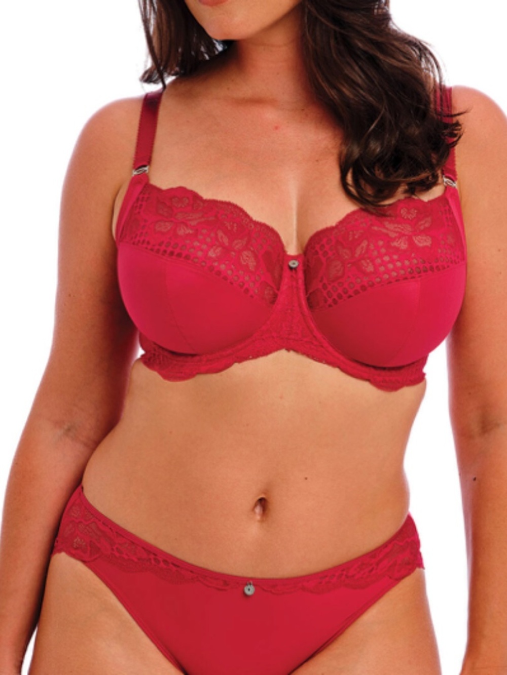 Fantasie Reflect Side Support Bra - Red UK 32FF/ US 32H